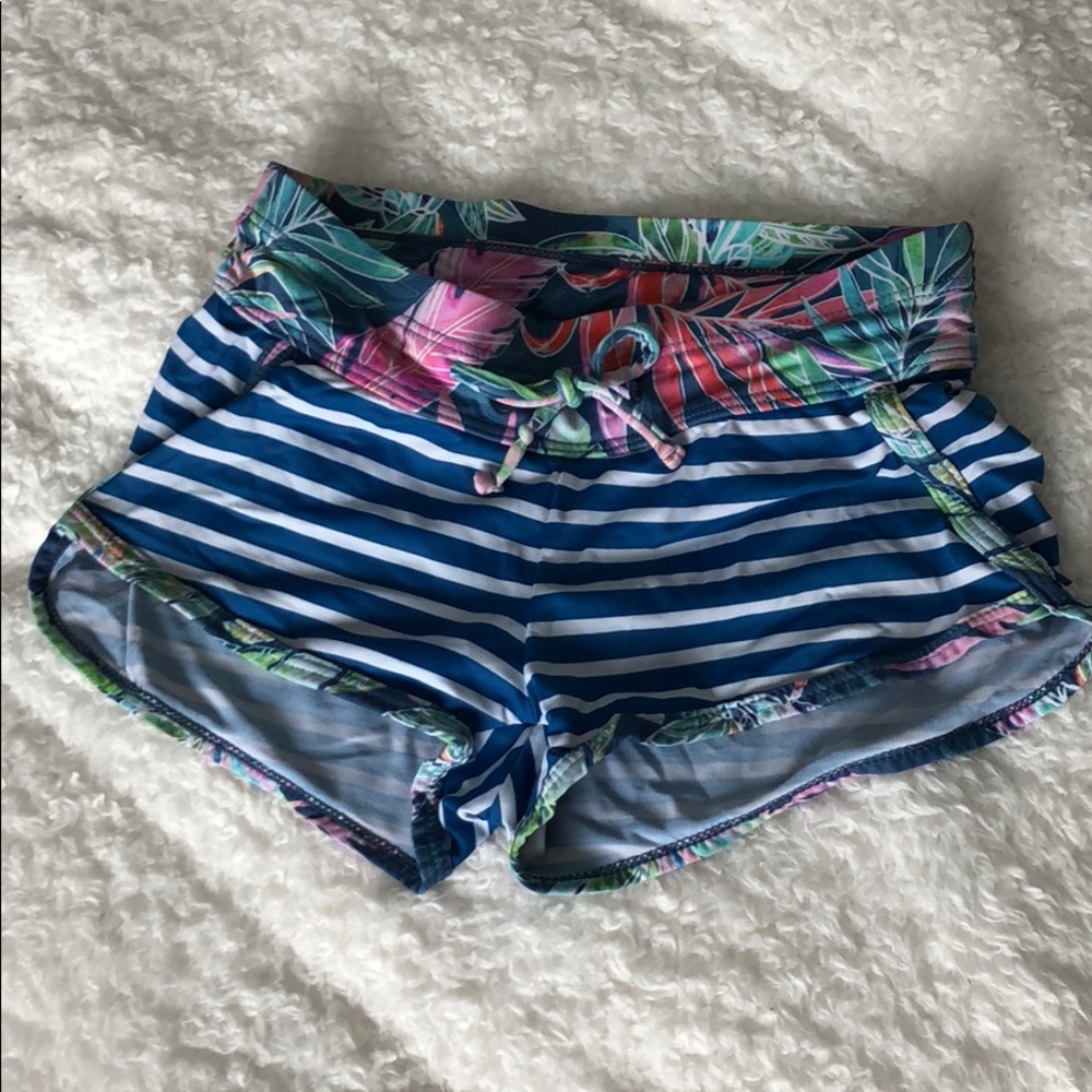 athleta girl swim shorts size six